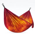 Hängematte aus Ripstop-Nylon in Rot/Orange, 300x200 cm