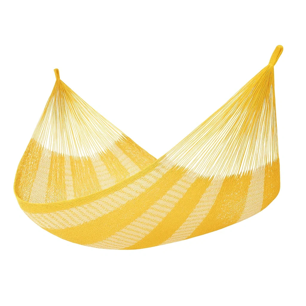 Baumwoll-Hängematte Gelb 200 cm