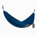 Hängematte aus Nylon in Blau/Grau 275x140cm