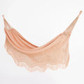 Hängematte Makramee Baumwolle Rosa 200x150 cm