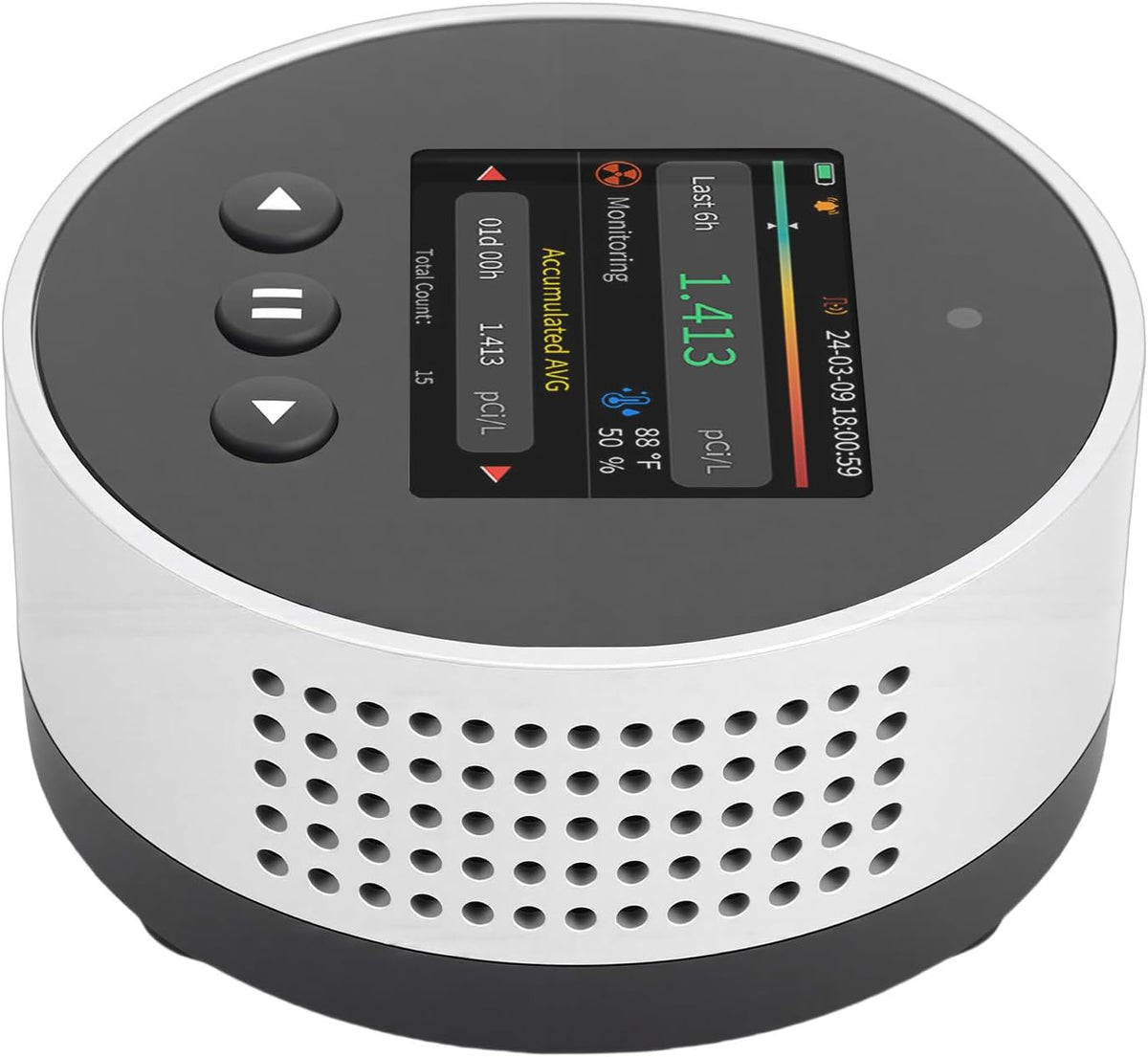 Seafront Luchtkwaliteitsmeter Radon Detector, met LCD-display, voor Thuis, Kelder, Kantoor