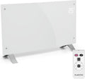 Klarstein Elektrische kachel Bornholm Curved Electric Heater Electric Heater, 24h timer, 5-45 ° C, afstandsbediening) melkwit, LED touch display
