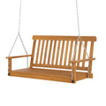 Holz Garten-Hängesitzbank Akazie Braun