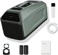 Efficieran Mobiele airco Camping Legergroen, Draagbare Airconditioning 5000 BTU, Mobiel Koelsysteem 400W, voor Tent, met Dubbele Slang