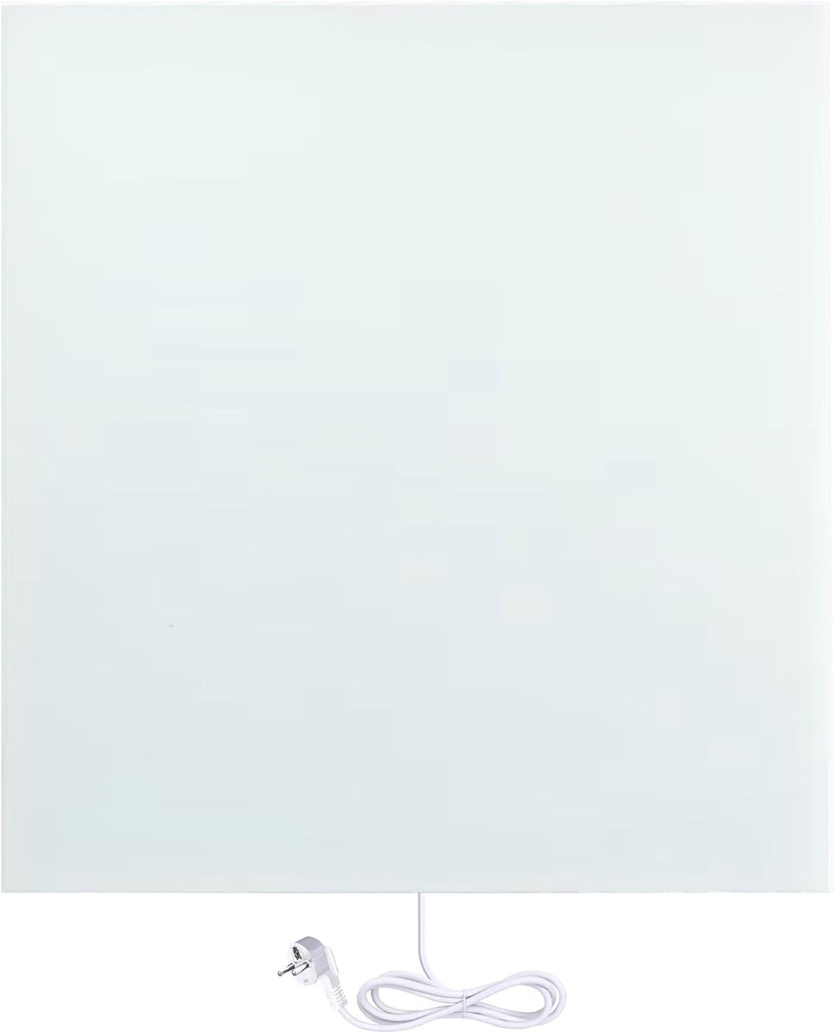 WarmlyYours Elektrische kachel stralingspaneel, 400 W, 60x60 cm, wit, keramisch glas