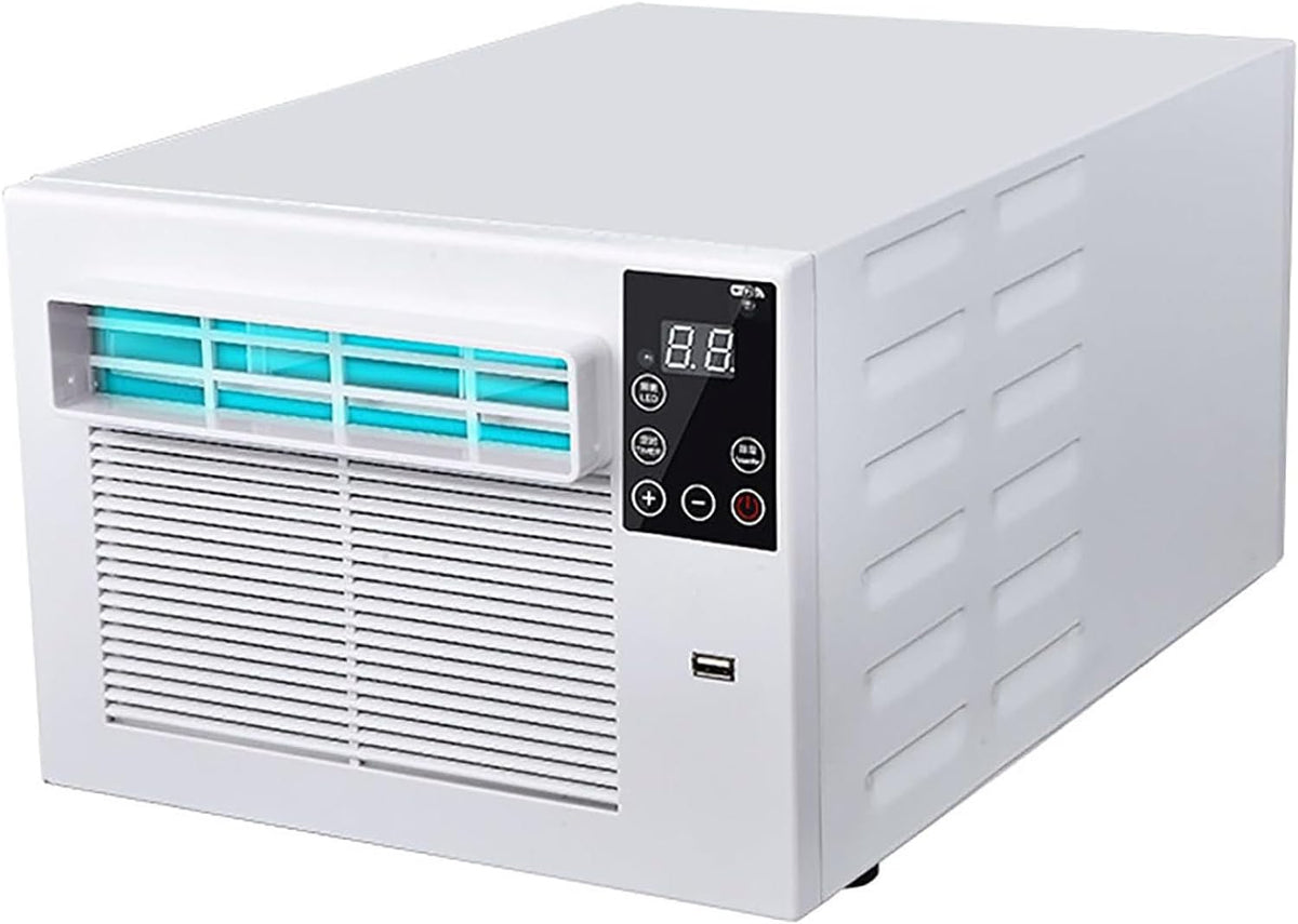 Mobiele airco Draagbare airconditioner van 280 W, Snelkoelende airconditioners Ontvochtiger, Compacte mini-airconditioner, Slaapkamer, keuken