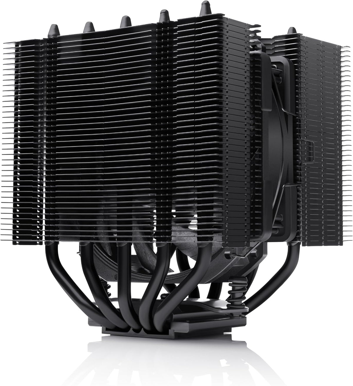Noctua Ventilator NH, D12L chromax.zwart, Stille Hoogwaardige Dual, Tower CPU, Koeler