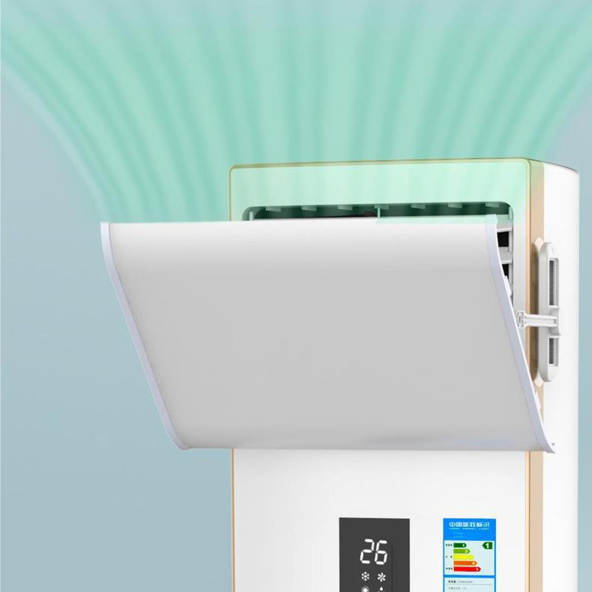 PULaif Airconditioner Verstelbare deflector, diverse maten(30 * 70cm), Luchtrooster, windscherm, uitlaatdemper, voor kast, woonkamer airconditioners