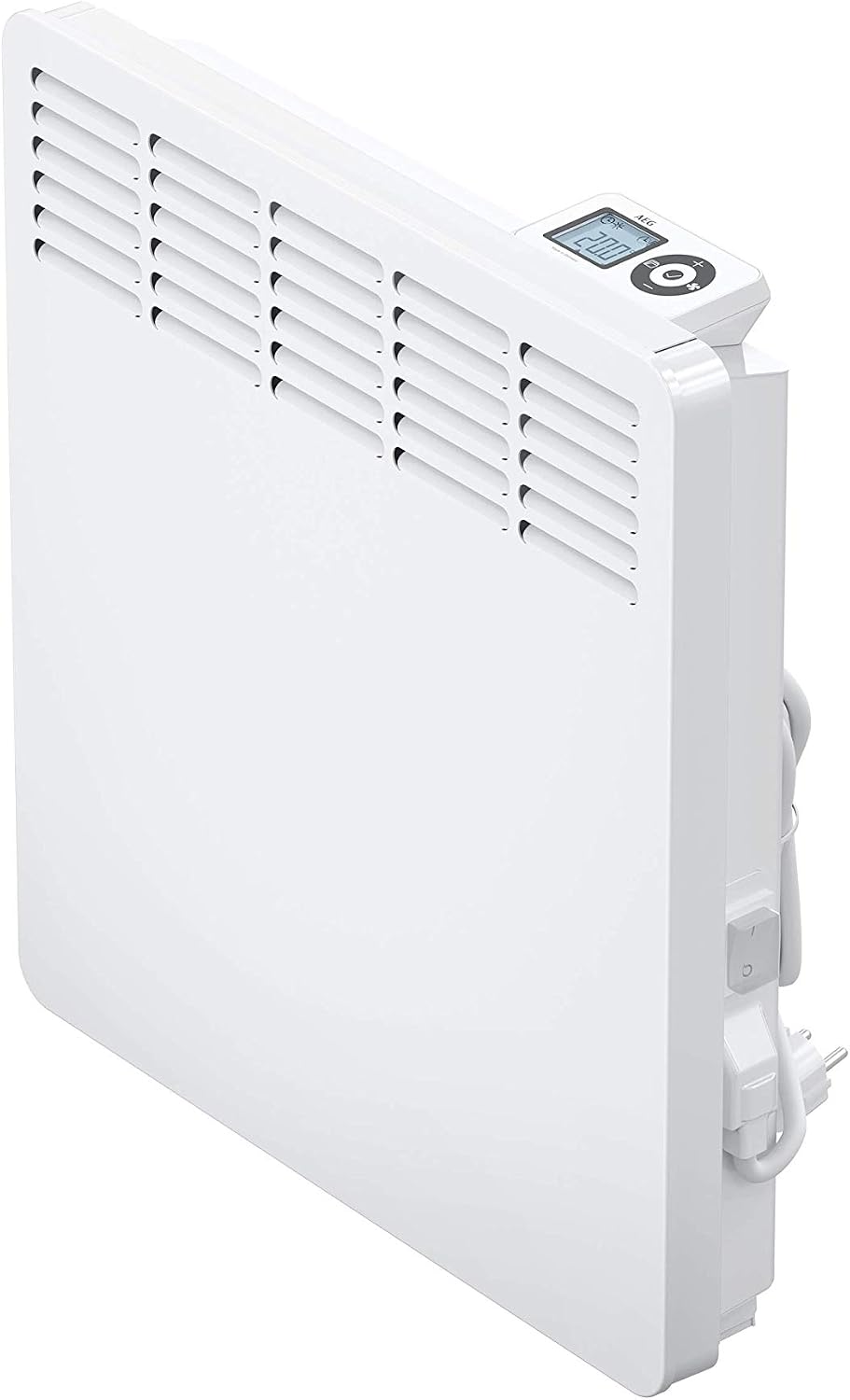 AEG Elektrische kachel Wandconvector WKL 755, 750 W, voor ca. 9 m2, TÜV getest, 236532, wit, elektrische verwarming energiebesparend, LCD-display