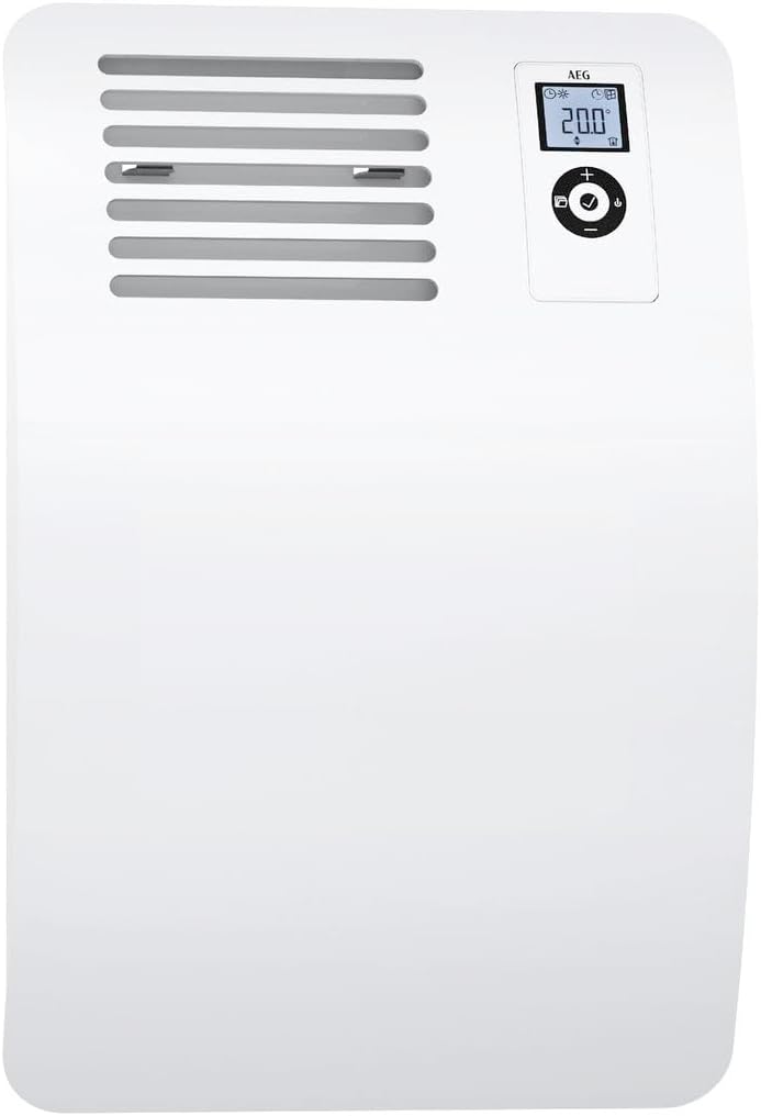 Elektrische kachel AEG wandconvector WKL 500 Comfort, 120 min. timer, 500 W, voor ca. 6 m2, 238717, elektrische verwarming energiebesparend
