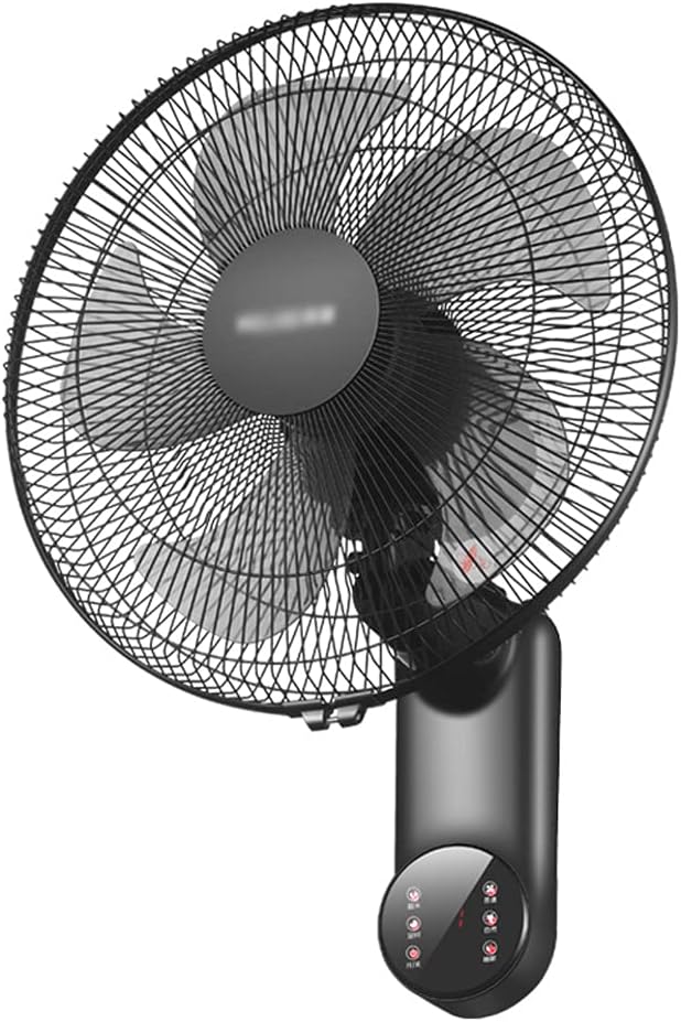 Ventilator Muurgemonteerde 16/18 inch - 3 windsnelheden - 5 ventilatorbladen, aan de muur gemonteerde schudkopventilator, voor huishoudelijk gebruik