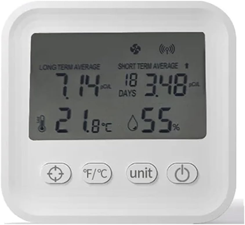 Gasdetector Uxsjakjsd Indoor Radon Gas Detector Radon Luchtkwaliteit Monitor