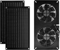 DC House Ventilator 20W op zonne-energie aangedreven afzuigventilator, voor kippenhokken, kassen, schuren