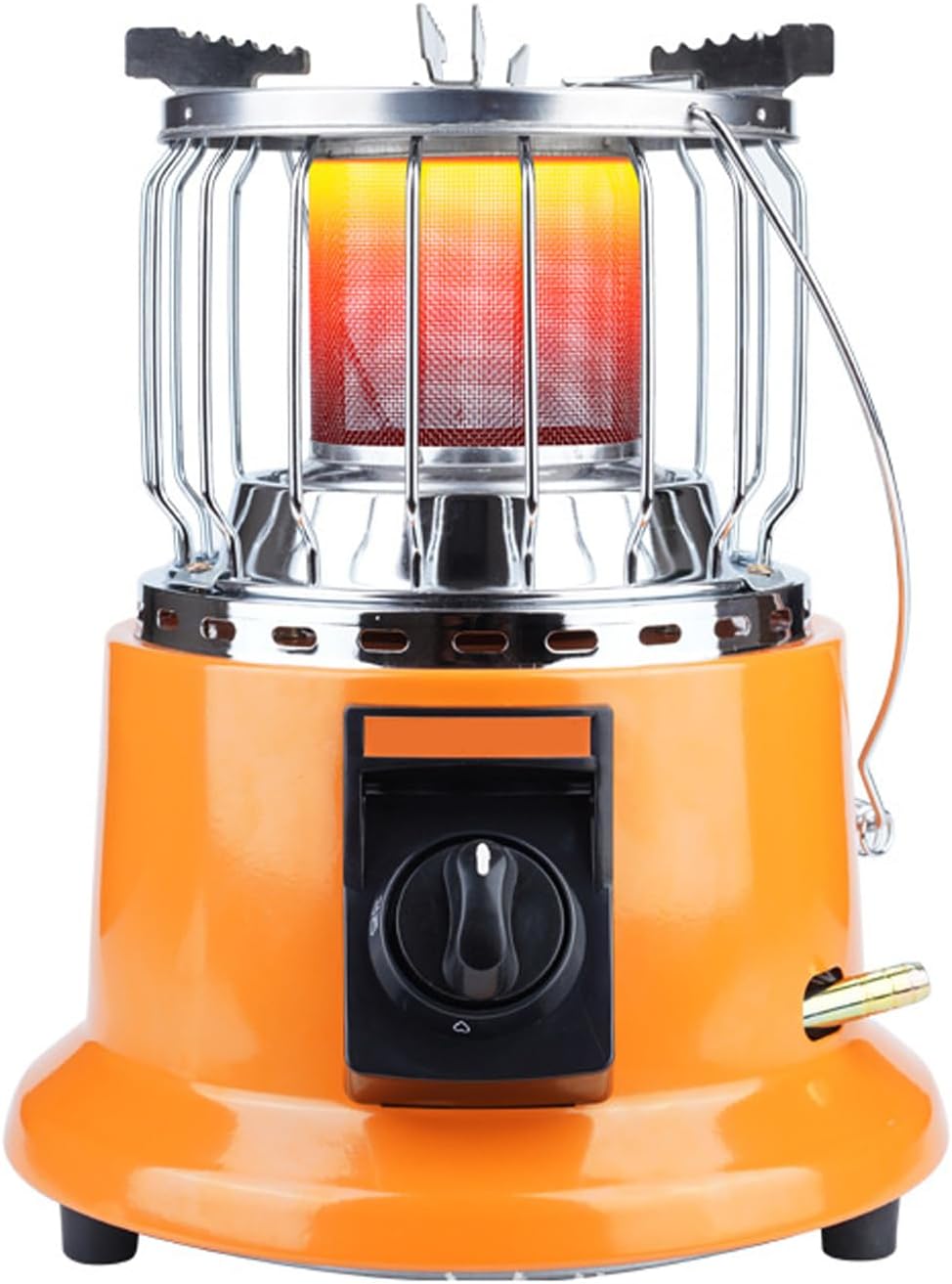Elektrische kachel Draagbare Gaskachel, 1,7 Kw Auto, Oranje, Butaan Gasverwarming Vloeibaar, Ontstekingsbussen, Verwarmer