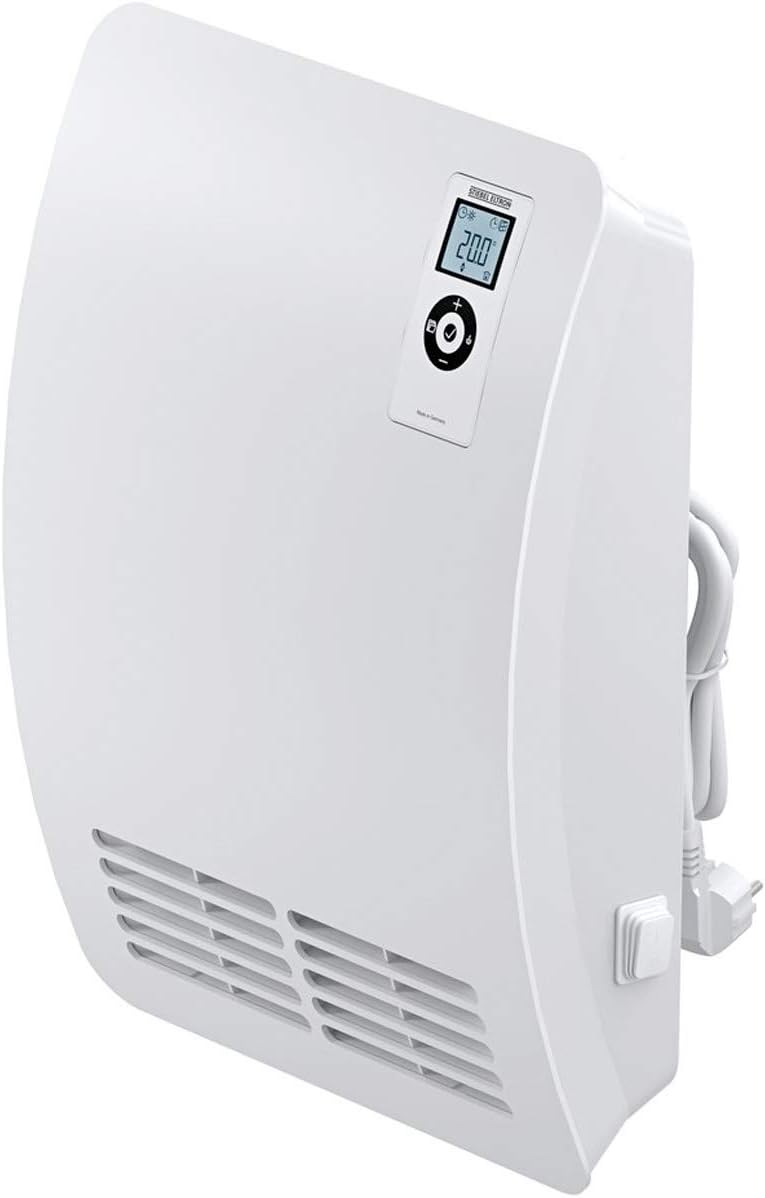 Stiebel Eltron Elektrische kachel snelverwarmer CK 20 Premium, timer van 120 min, 2 kW, voor ca. 25 m2, 237835, VDE-gekeurd, LC-display, weektimer