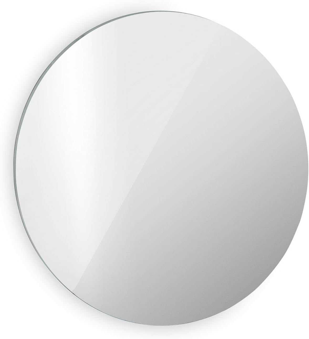 Klarstein Elektrische kachel Marvel Mirror Infraroodverwarming, Diameter: ca. 85 cm, 300 W, Elektrische verwarming, Spiegeloppervlak, Wandinstallatie