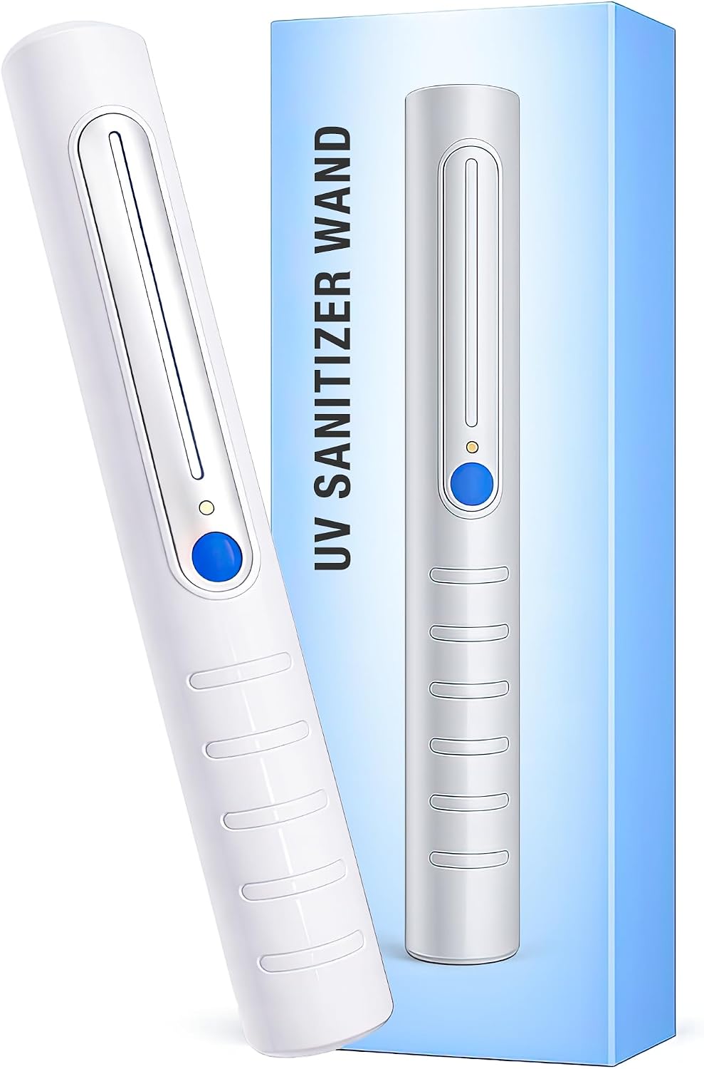 Smarter Home Ideas Uv-lamp UV-ontsmettingstaf - draagbaar UV-licht ontsmettingsmiddel, voor kamer en reizen - 99,99% ultraviolette ontsmettingslamp