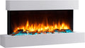 Balderia Elektrische haard Ignis Open, met Verwarming 1000/2000 W, realistisch 3D-vlam effect, Afstandsbediening programeerbaar, Timer, LED