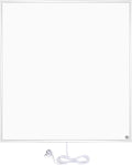 WarmlyYours Elektrische kachel stralingspaneel, 400 W, 60x60 cm, wit, wandmontage