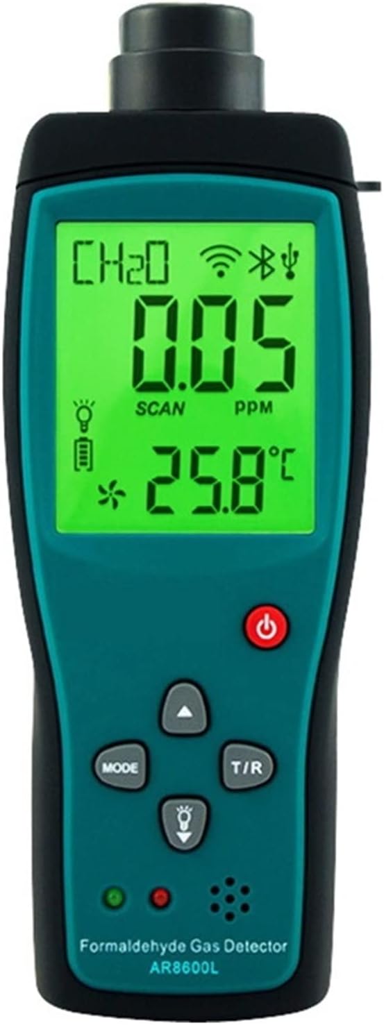 Zadccs Gasdetector, Digitale Display Handheld Indoor luchtkwaliteitsmeter Analyzer Formaldehyde Gas Detector Tester