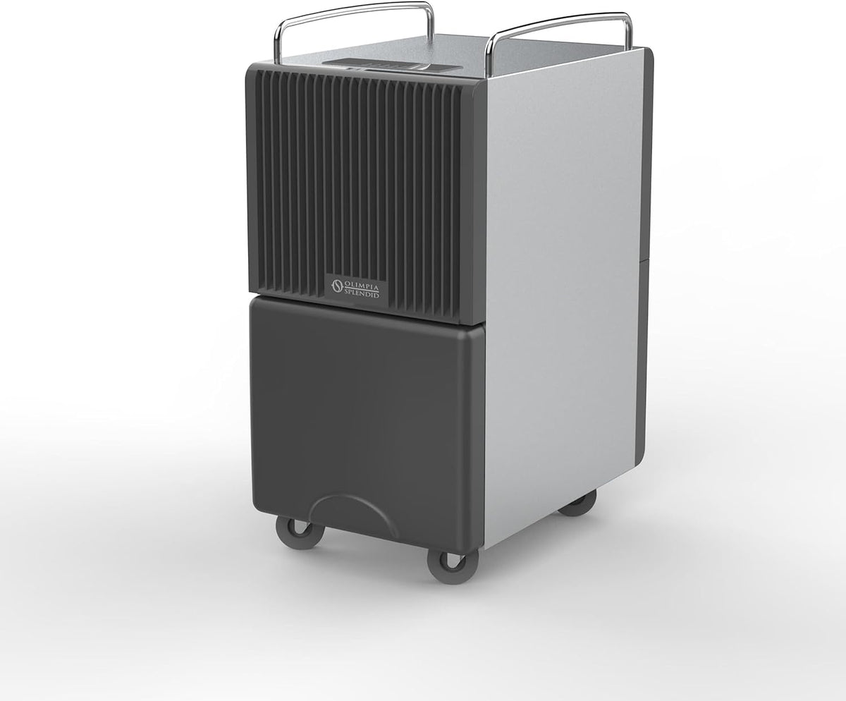Olimpia Splendid Luchtontvochtiger 02107 Seccoprof 40 P, voor grote ruimtes van 40 liter/24u, inhoud van de tank 8 liter, roestvrijstalen behuizing
