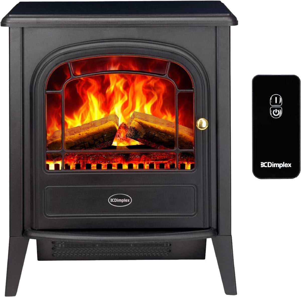 Dimplex Elektrische haard Sfeerhaard elektrisch Optiflame Club, LED-vlameffect – 2kW verwarmingsventilator en afstandsbediening