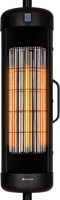 blumfeldt Terrasverwarmer Heat Guru, IP54 buiten, infraroodstraler 2000W, met afstandsbediening, infrarood terrasverwarmer, infraroodverwarming