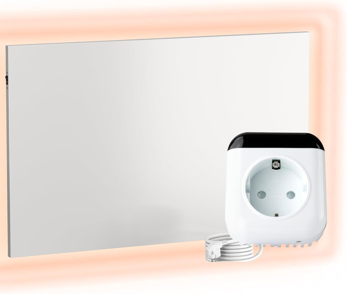 Radiateurs Viesta ® Infrarood wandverwarming, Carbon Crystal infraroodpaneel app bestuurbaar – (Model TH70 WIFI-300W)