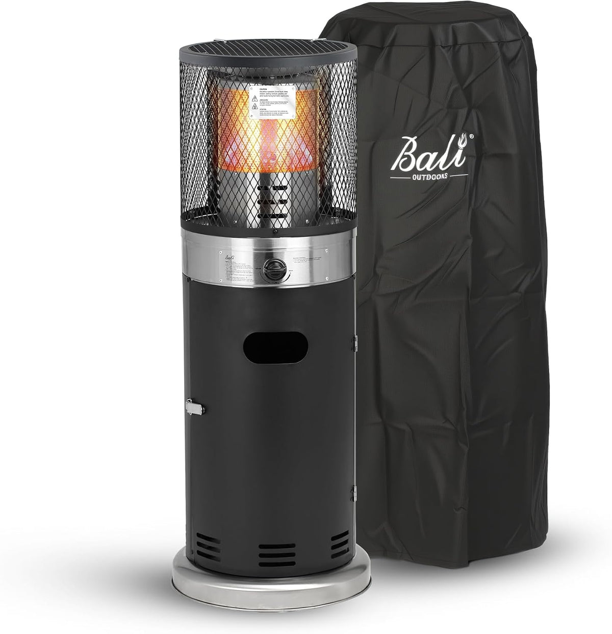 Terrasverwarmer BALI Outdoors lounge 7.3kW, Staande Heater, Gas, Regenhoes