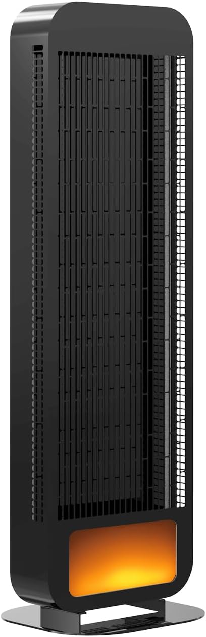byecold Elektrische kachel Infraroodverwarming staand apparaat, infraroodstraler 1400 Watt, infrarood warmtestraler, staande warmtestraler