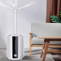 Mcqmyxh Luchtbevochtiger Ultrasone van 15 liter, automatische uitschakeling en 360 ° mistoutput, timer, met hoge output en warme mist, LED-display