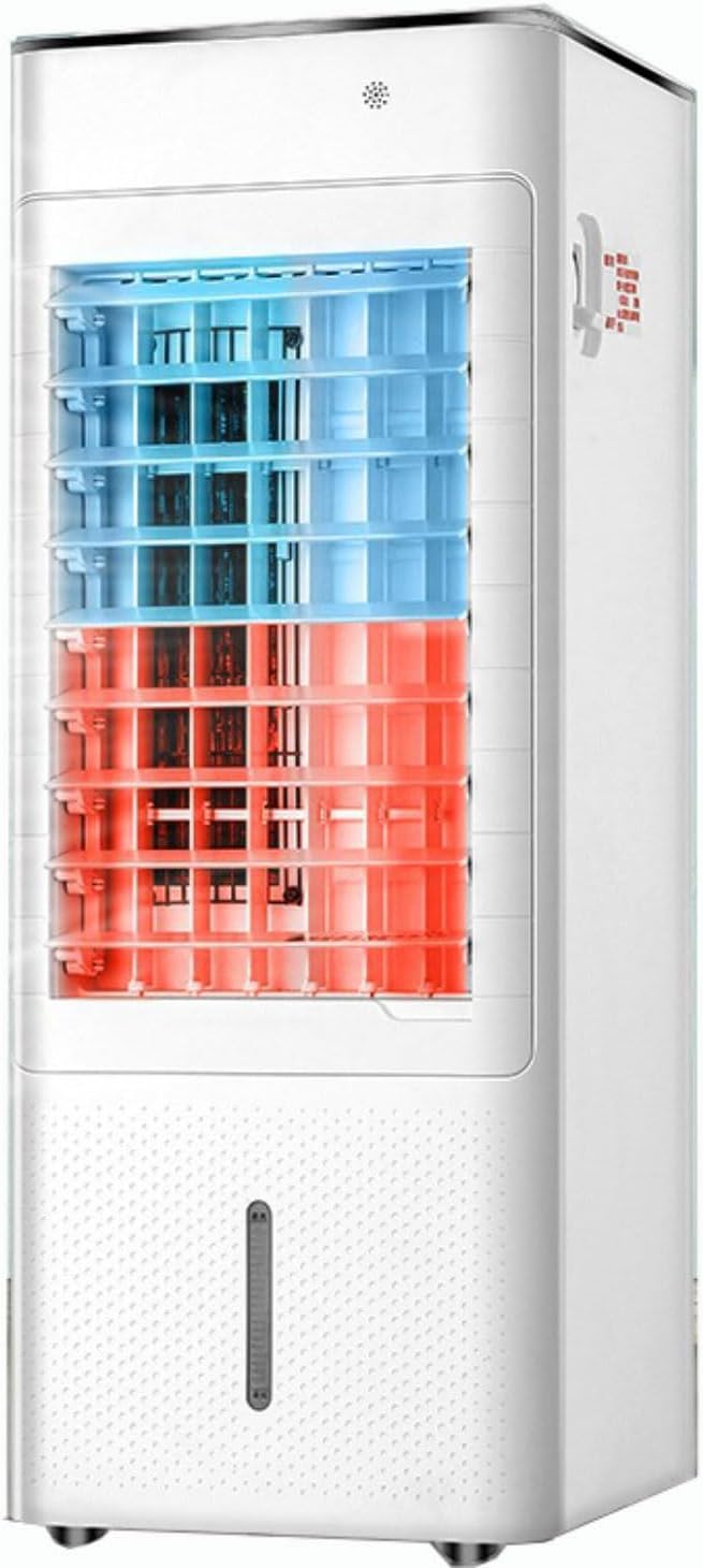 Sxzyhjyc Mobiele airco Draagbare airconditioner, met 12 uur timer, 7L verdampingskoeler, 4-in-1 verwarmingsventilator, 3 snelheden, 120° oscillatie