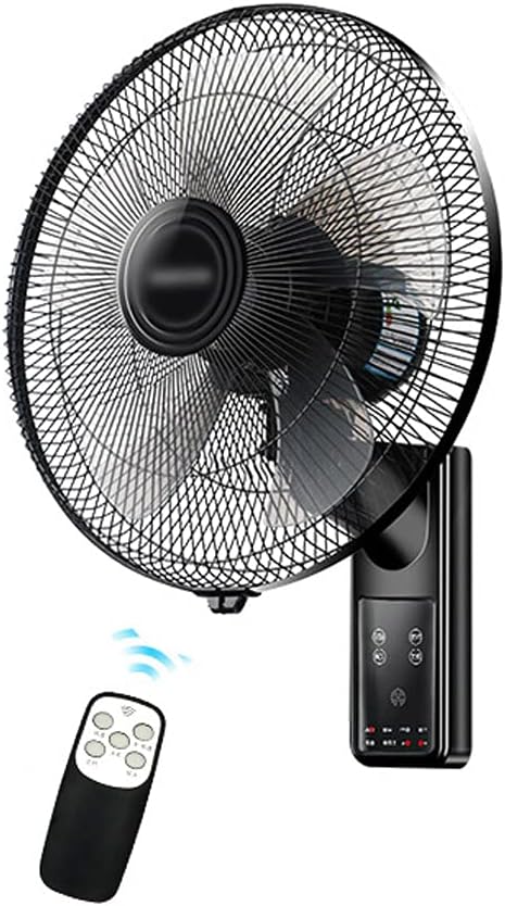 Dlazum Ventilator Oscillerende, 18-inch muurventilator, met afstandsbediening, aan de muur monteerbare ventilator, aan de muur gemonteerde, restaurant