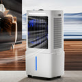 Ldttyrc Mobiele airco Compacte, watergekoelde airconditioner, draagbaar, met kast, ventilator, dubbele watertank, bevochtiging, reiniging