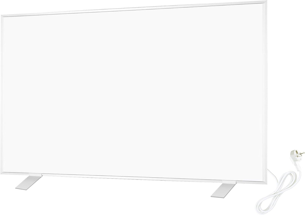 WarmlyYours Elektrische kachel stralingspaneel, 600 W, 60x90 cm, wit, vrijstaand