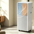 Eouyt Mobiele airco Draagbare Airconditioner 4-in-1 Inverter Koelen Verwarmen, Stoffilter & 360° Zwenkwielen, Slim Bedieningspaneel, voor Huis