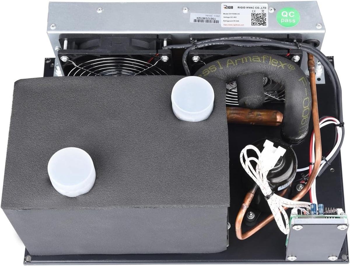 Dignife Mobiele airco Draagbare Airconditioner, 700W Compacte Koeling & Verwarming, DC 24V, R290 Koelmiddel, Micro DC Airconditioner, voor Elektronica