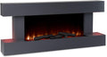 Klarstein Elektrische haard Studio Light & Fire 1 - elektrisch, 1000/2000W vermogen, Light & Fire 1 Smart, timer, afstandsbediening, zwart