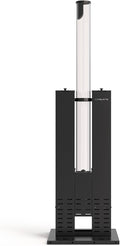 Create Elektrische kachel FIRE TUBE Heater/pelletkachel, 8,2 kW, capaciteit 3,6 kg, dekking tot 9 m2, zwart, voor buiten, rookvrij, pellets