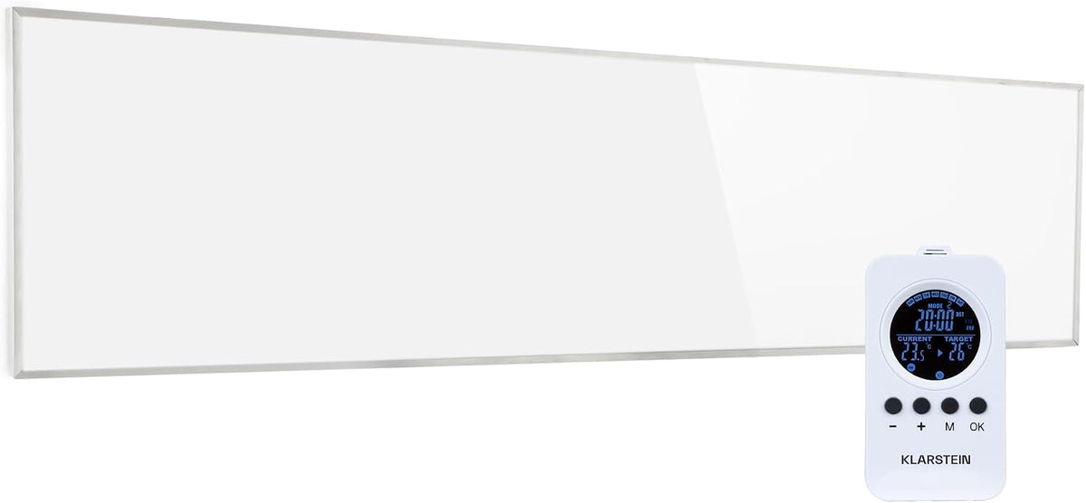 Klarstein Elektrische kachel Air Infraroodverwarming, CO2-vrije verwarming 360 W, met afstandsbediening, Openraamdetectie, met thermostaat