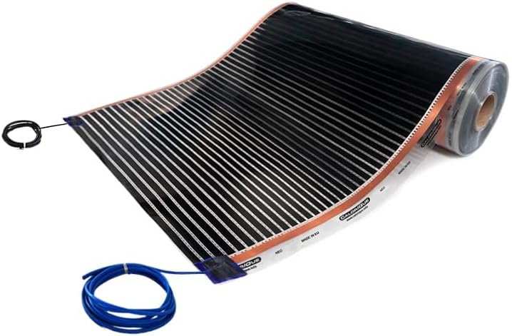 Calorique Vloerverwarming Verwarmingsbaan infrarood verwarmingsfolie Neo - 150W/m2, 50 cm breed, 7,0 m lengte - elektrische vloerverwarming