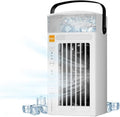 Faxioawa Mobiele airco Draagbare Airconditioner Mini USB Bureau Ventilator, met Nachtlampje