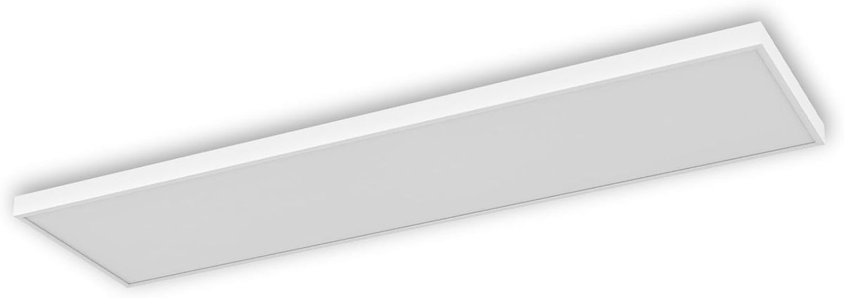 Elektrische kachel byecold Infraroodverwarming plafondmontage, 120,5 x 30,5 cm, 420 watt, bediening via app, met thermostaat, plafondverwarming