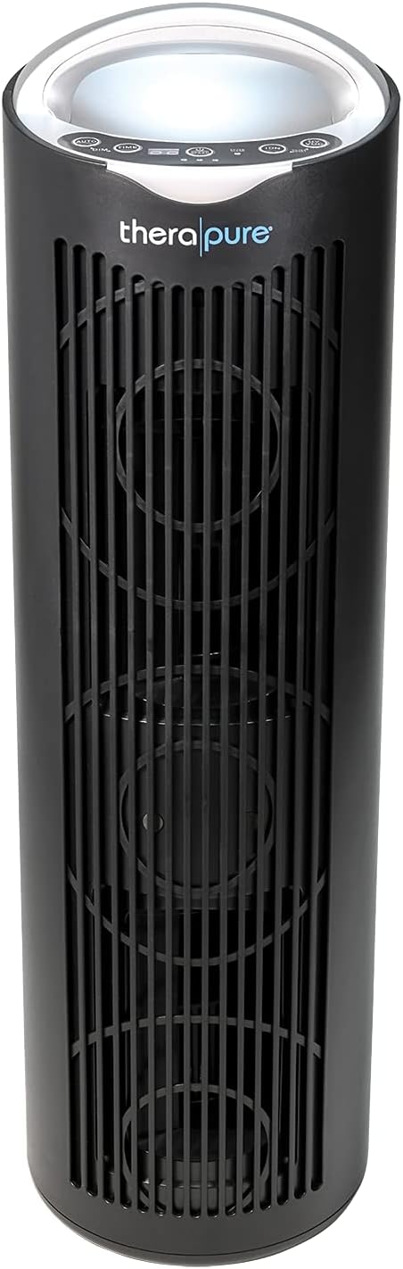Luchtreiniger Envion Therapure TPP640S, 5-traps luchtreiniging, C-technologie en HEPA-filter, timer, zwart, met UV, drie standen