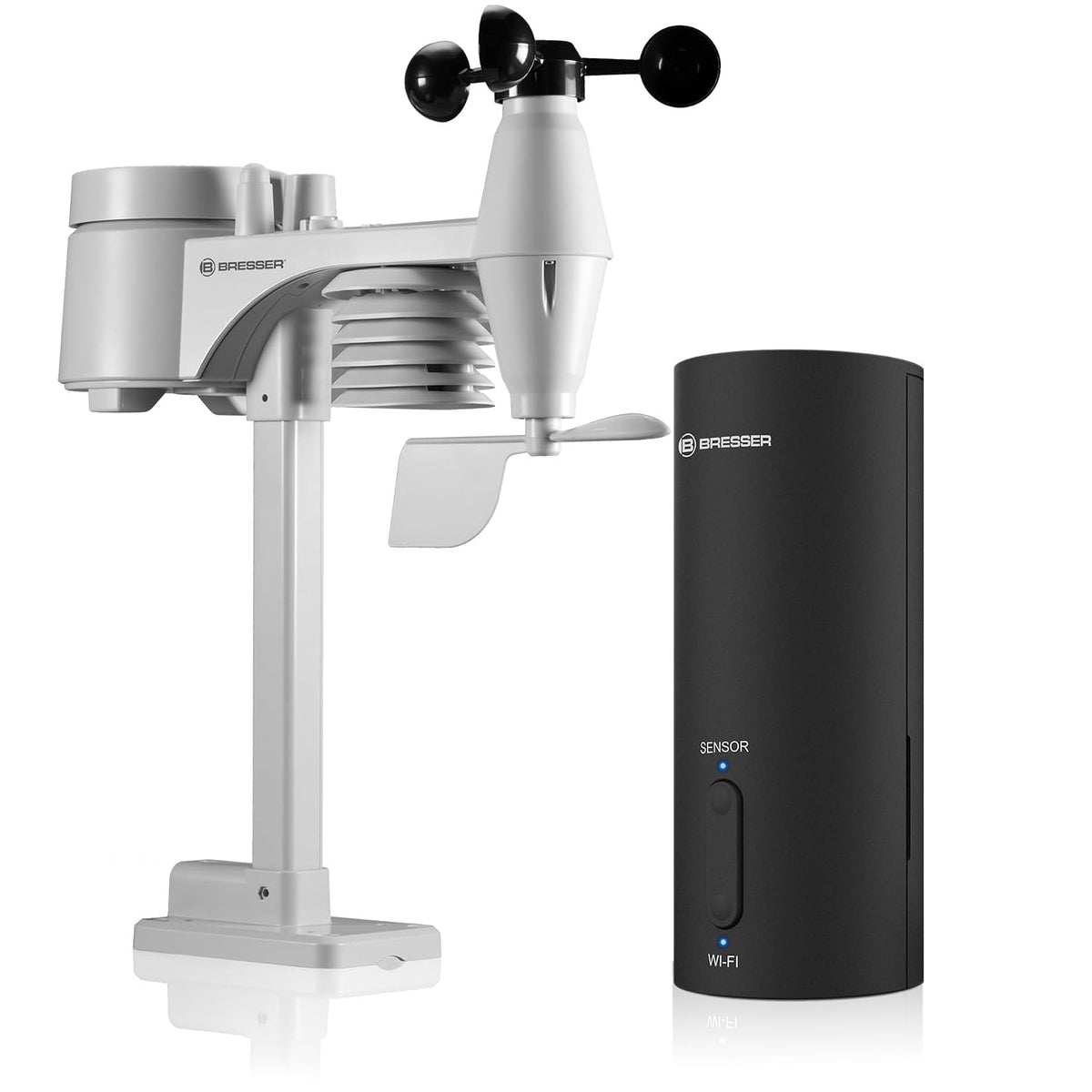 Weerstations Bresser El Niño Wifi-gateway weerstation, 7-in-1 professionele sensor, buitentemperatuur, luchtvochtigheid