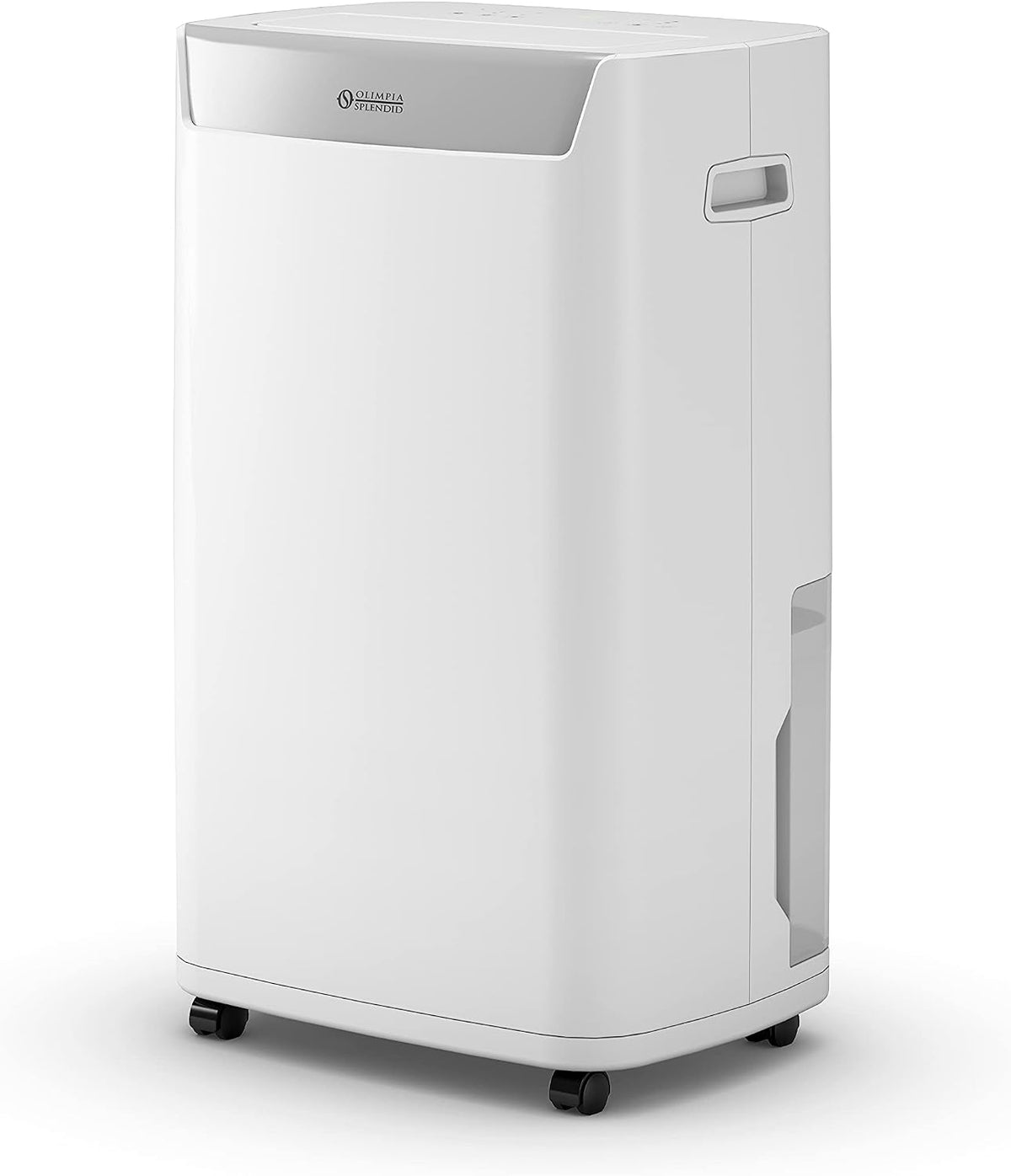 Olimpia Splendid Luchtontvochtiger 02064 Aquaria S1 20 P, ontvochtiger 20 liter per dag, geïntegreerd wifi, decoratief paneel wit/zilver