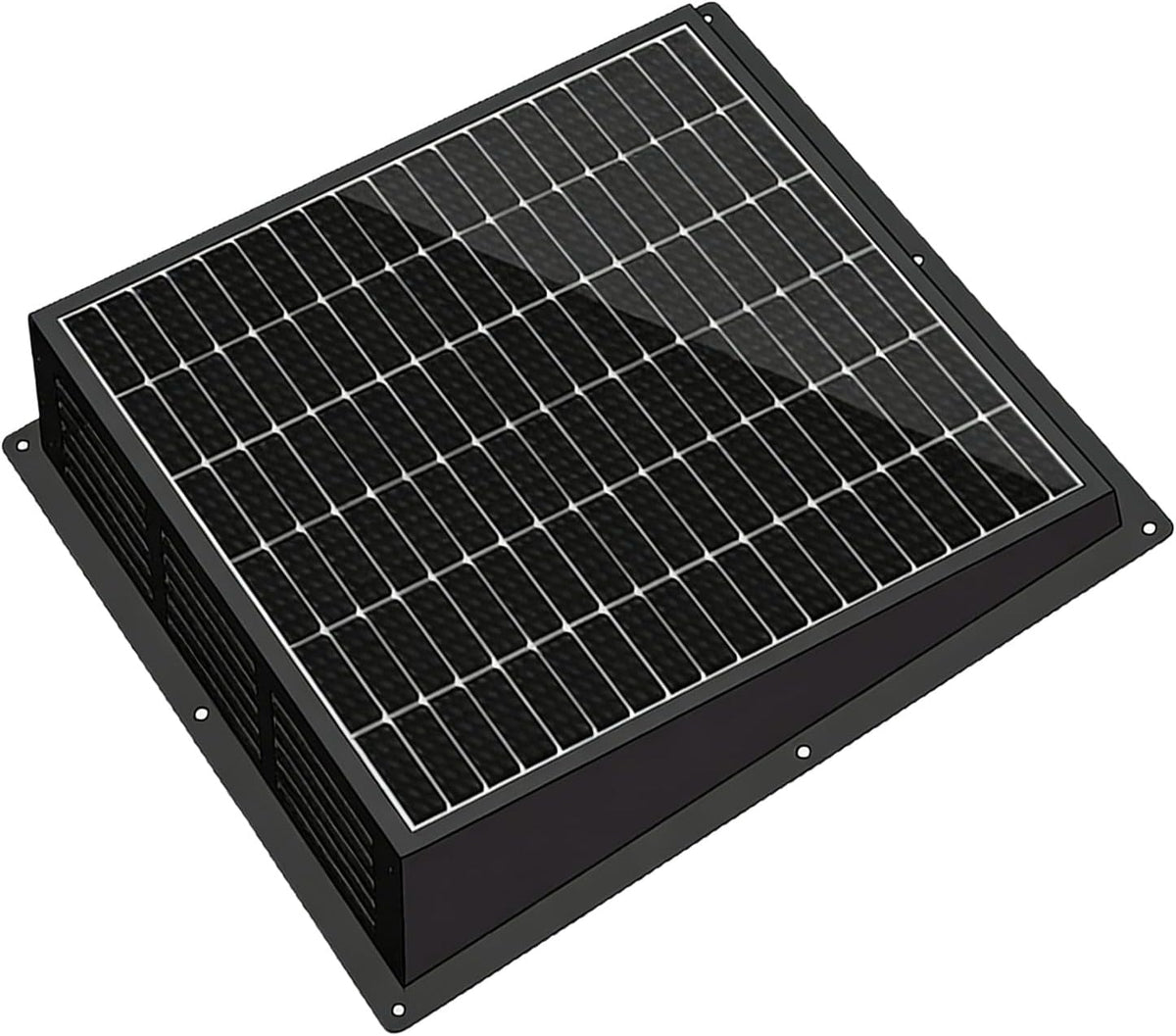Uqezagpa Ventilator Zonnepaneel Aangedreven Muur Uitlaat Extractor Luchtkanaal, voor Luchtcirculaties Zonnemuur Ventilator Luchtkanaal