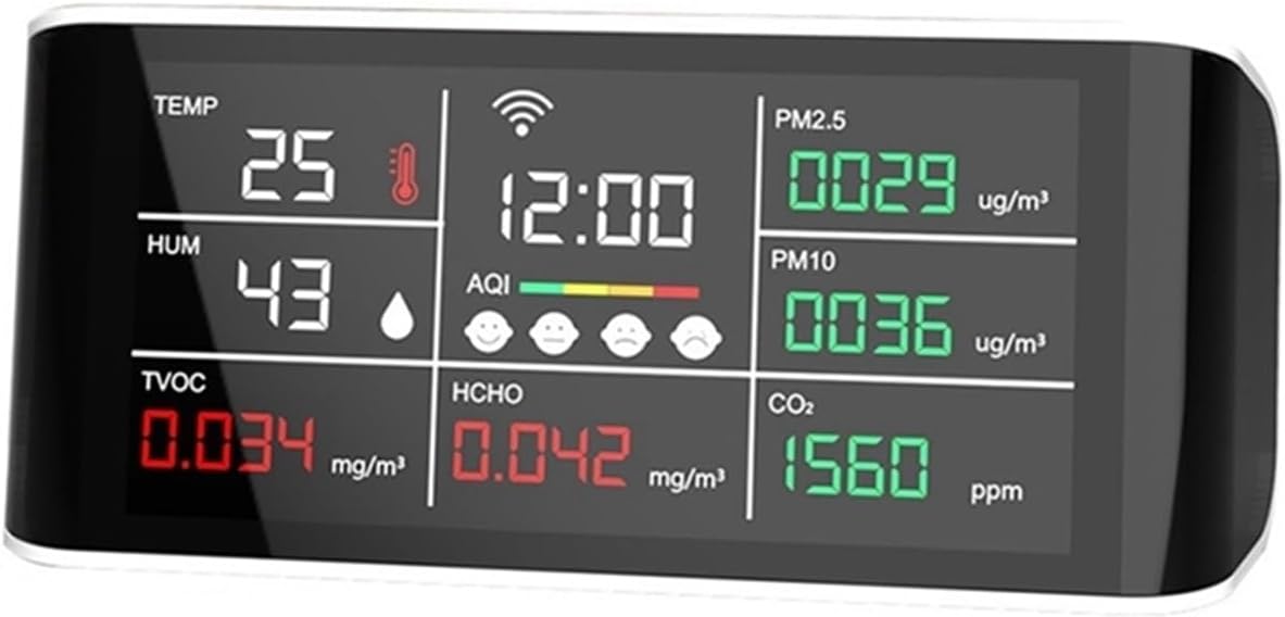 Dikaman Gasdetector Natural Gas Leak Detector 9 In 1 Luchtkwaliteit Detector, voor Home and RV