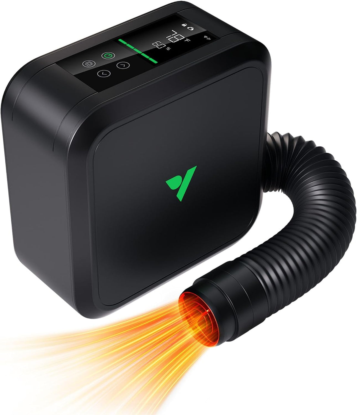 Vivosun Kasverwarming AeroFlux Smart Grow Tent Heater, 700 W PTC-verwarming, app-bediening, met thermostaat, VPD-bewaking, voor kweektenten