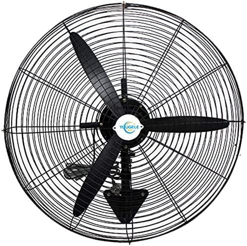 Hsdafcsw Ventilator Wandventilator Industriële, met 3 snelheden, met hoge snelheid, aan de muur gemonteerde ventilator